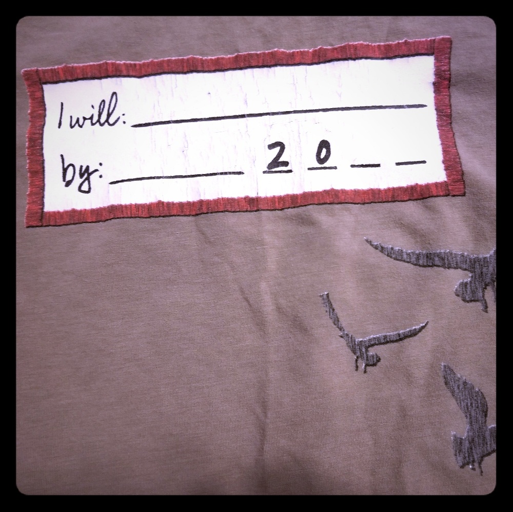 LULULEMON EMPLOYEE ONLY RARE GOALS SHIRT